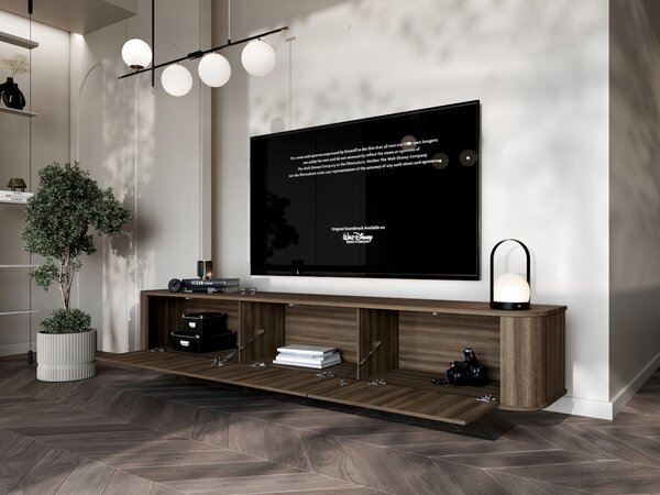 RTV komoda závěsná AZELIO 215 dub barock