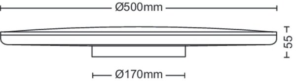 Philips 8719514432109 Ozziet stropní svítidlo LED 36W/4100lm 4000K bílá SceneSwitch