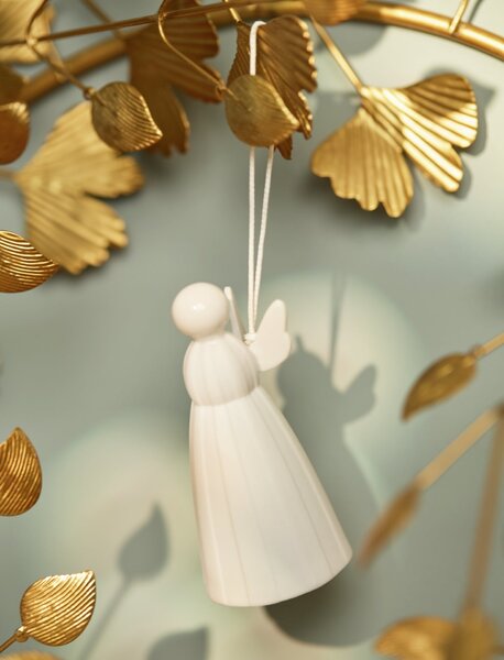 Závěsná porcelánová dekorace Angel