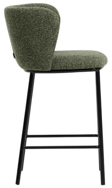 Kave Home Zelená barová židle Ciselia 65 cm