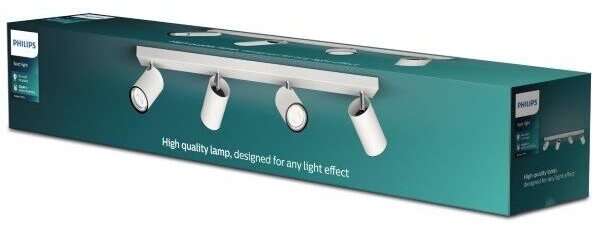 Philips 8719514435278 Kosipo stropní bodové svítidlo/spot 4xGU10 bílá