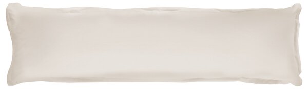 Livarno® Potah na polštář z mikrovláknitého saténu, 40 x 145 cm (krémová) (100411483006)
