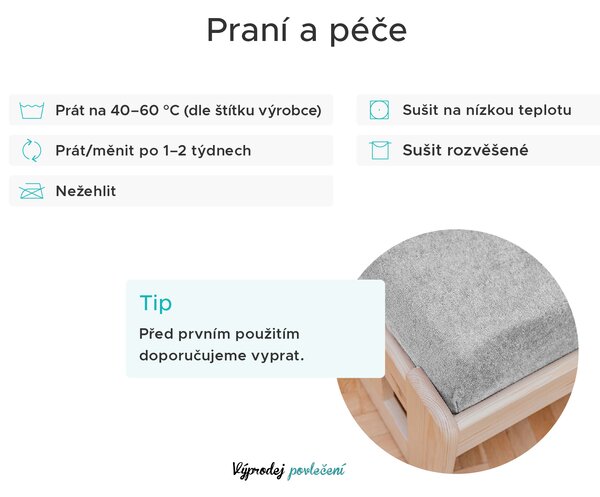 Froté prostěradlo do dětské postýlky žluté 60x120 cm