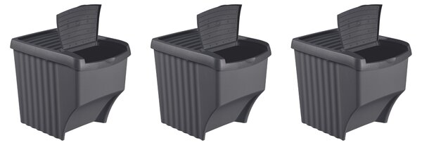 W5 Sada odpadkových košů, 3dílná (100410749)