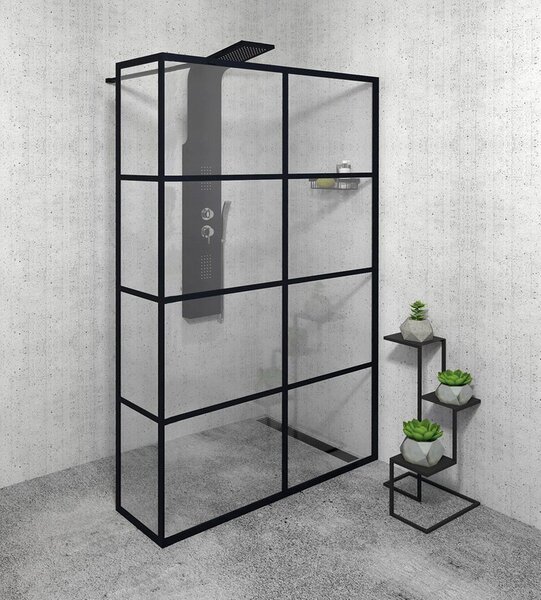 Gelco Gelco, CURE BLACK přídavný panel 350 mm, čiré sklo, CB350