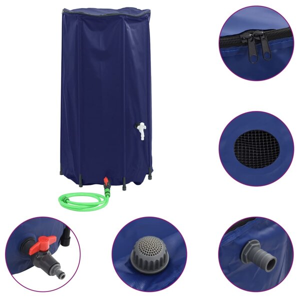 Nádrž na vodu s kohoutkem skládací 100 l PVC 156011