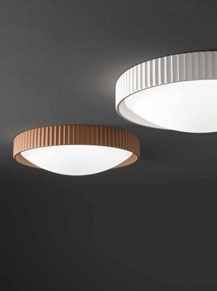 Ondaluce - LED Stropní svítidlo CONCRETE LED/20W/230V pr. 41 cm beton/hnědá