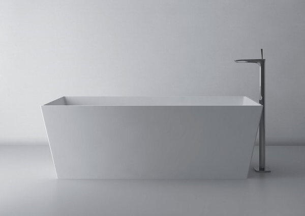 Gelco Gelco, KVADRIE - vana, 1590x650x550mm, litý mramor, objem 360l, bílá lesk, GVKV1590