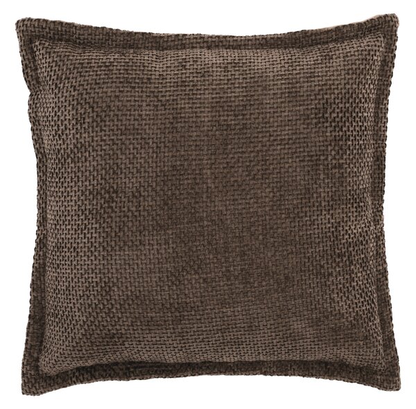 Livarno® Dekorativní polštář, 45 x 45 cm (strukturovaná/hnědá) (100410203001)