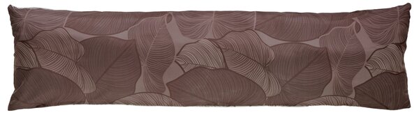 Livarno® Potah na polštář z mikrovláknitého saténu, 40 x 145 cm (hnědá) (100411483003)