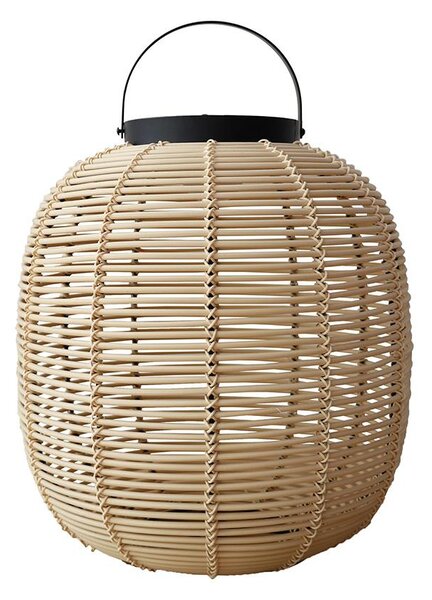 Solární ratanová lampa CATINI LF06 přírodní