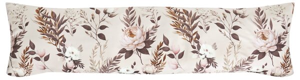 Livarno® Potah na polštář z mikrovláknitého saténu, 40 x 145 cm (béžová) (100411483001)