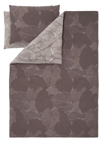 Livarno® Ložní povlečení z mikrovláknitého saténu, 240 x 220 cm, 70 x 90 cm (hnědá) (100410435003)