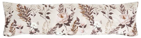 Livarno® Potah na polštář z mikrovláknitého saténu, 40 x 145 cm (béžová) (100411483001)