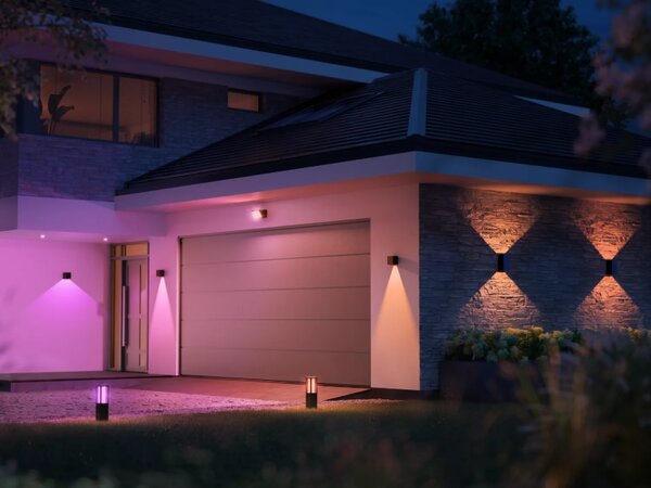 Philips Hue White and color ambiance 8719514466777 Resonate nástěnné svítidlo LED 8W/590lm 2200-6500K+RGB IP44 černá