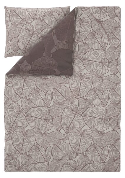 Livarno® Ložní povlečení z mikrovláknitého saténu, 140 x 200 cm, 70 x 90 cm (hnědá) (100410349003)