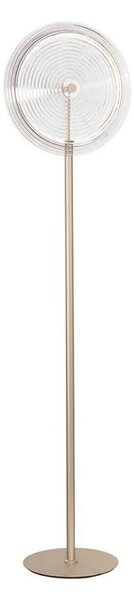 Ondaluce - LED Stmívatelná stojací lampa JOKEY LED/15W/230V 170 cm zlatá/čirá