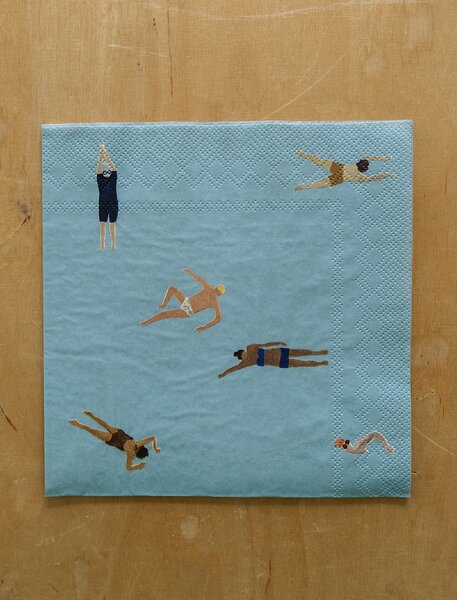 Fine Little Day Papírové ubrousky Swimmers FLD257
