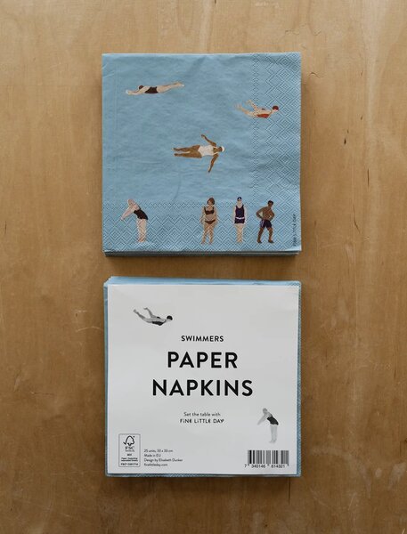 Fine Little Day Papírové ubrousky Swimmers FLD257
