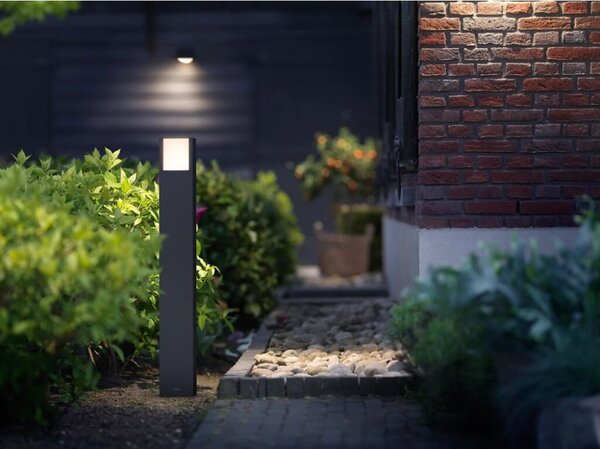 Philips 8719514490260 Arbour exteriérový sloupek LED V770mm 3,8W/800lm 3000K antracit