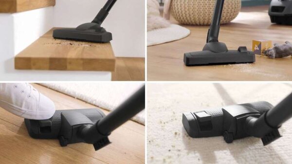Podlahový vysavač Bosch BGB41RD3H – sáčkový, příkon 600 W, objem 4 l