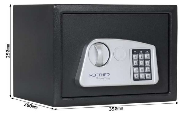 Nábytkový sejf JUPITER 3 EL - elektronický, antracitový