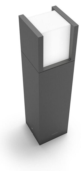 Philips 8719514490246 Arbour exteriérový sloupek LED V400mm 3,8W/800lm 3000K antracit