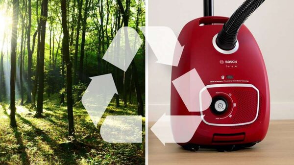 Podlahový vysavač Bosch BGB41RD3H – sáčkový, příkon 600 W, objem 4 l