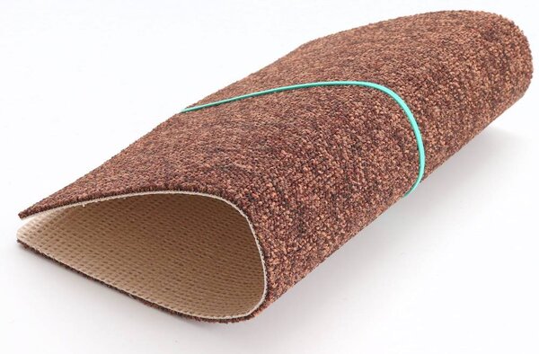 Condor Carpets, Metrážový koberec Extreme 293, zátěžový, na míru, šíře 4m,5m, hnědá, ab (mřížka), chodba / předsíň