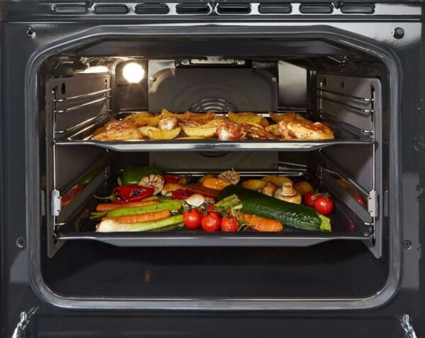 Elektrický sporák Gorenje GEC5C41SG – objem 70 l, šedý