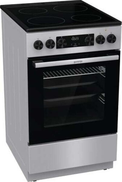 Elektrický sporák Gorenje GEC5C41SG – objem 70 l, šedý