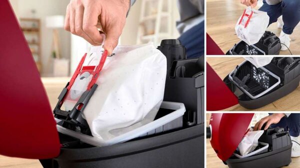Podlahový vysavač Bosch BGB41RD3H – sáčkový, příkon 600 W, objem 4 l