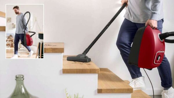 Podlahový vysavač Bosch BGB41RD3H – sáčkový, příkon 600 W, objem 4 l