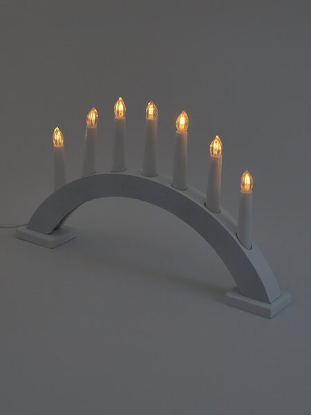 Sinsay - LED světlo - adventní svícen - bílá