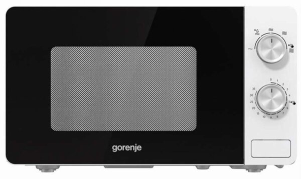 Mikrovlnná trouba Gorenje MO17E1W – 17 l, 700 W, bílá