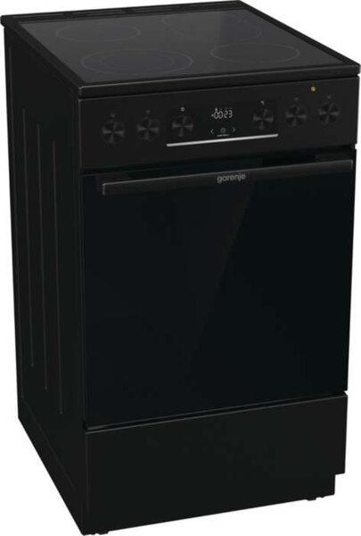 Elektrický sporák Gorenje GECS5C70BPA – sklokeramická deska, objem 70