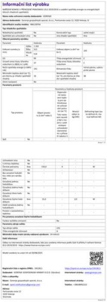 Jednodveřová chladnička Gorenje RB413EPS4 – objem 150 / 15 l, hlučnost