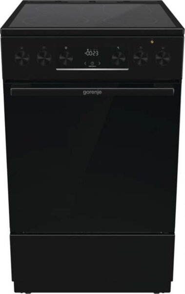 Elektrický sporák Gorenje GECS5C70BPA – sklokeramická deska, objem 70