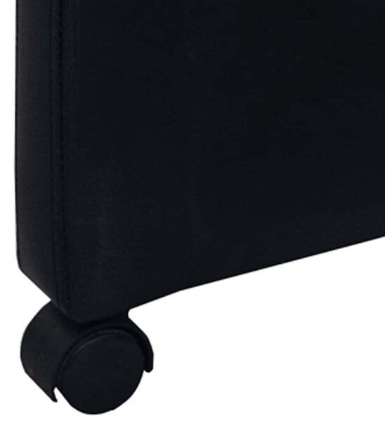 Jídelní židle 6 ks černé umělá kůže 160184
