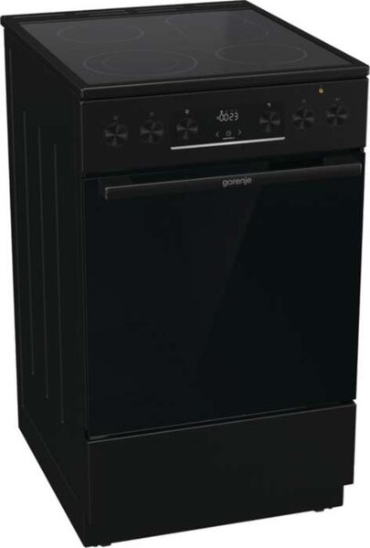 Elektrický sporák Gorenje GECS5C70BPA – sklokeramická deska, objem 70