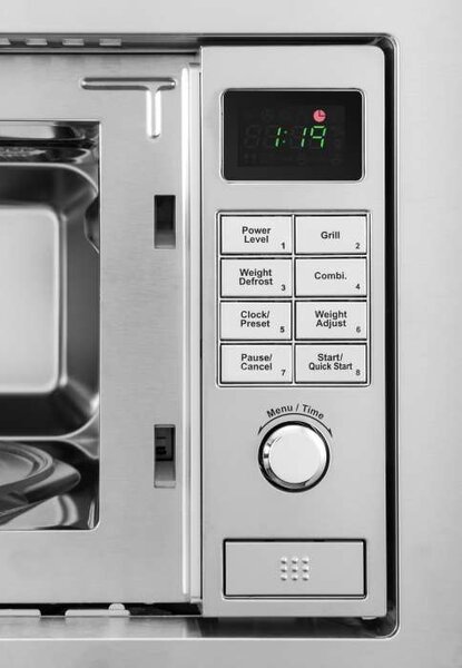 Mikrovlnná trouba ECG MTD 2081 VGSS – objem 20 l, výkon 800 W, gril