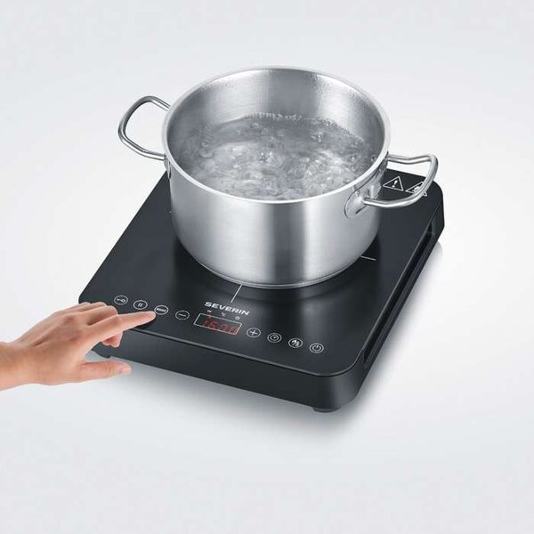 Indukční vařič Severin KP 1025 – 2000 W, černý