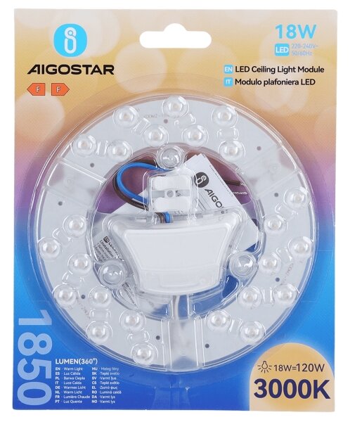 Aigostar - LED Magnetický modul LED/18W/230V 3000K