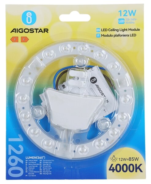 Aigostar - LED Magnetický modul LED/12W/230V 4000K