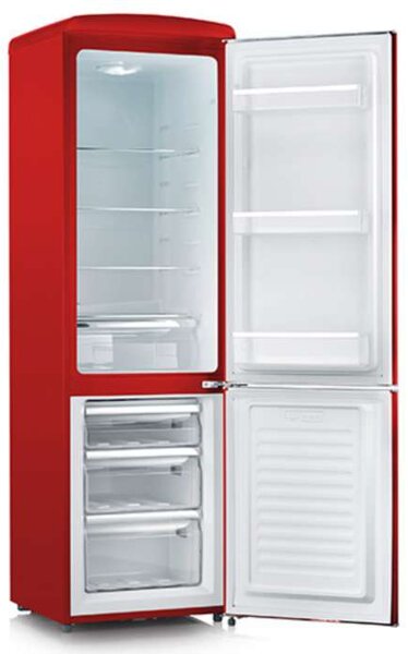 Retro kombinovaná chladnička Severin RKG 8917 – objem 181 / 63 l
