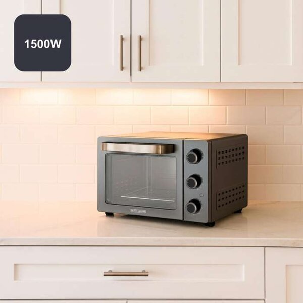 Pečicí trouba Black+Decker BXOV3000E – 30 l, 1500 W, černá