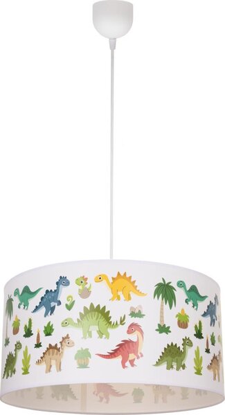 Dětský lustr KIDS ROOM 1xE27/60W/230V pr. 40 cm dinosaurus