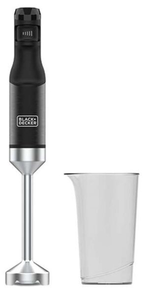 Tyčový mixér Black+Decker BXHB1501E – 1500 W, 700 ml, nerezový/černý
