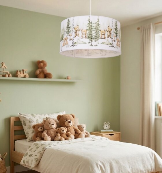 Dětský lustr KIDS ROOM 1xE27/60W/230V pr. 40 cm zvířátka