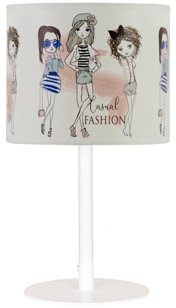 Dětská stolní lampa GIRLS VIBES 1xE27/60W/230V pr. 18 cm dívky